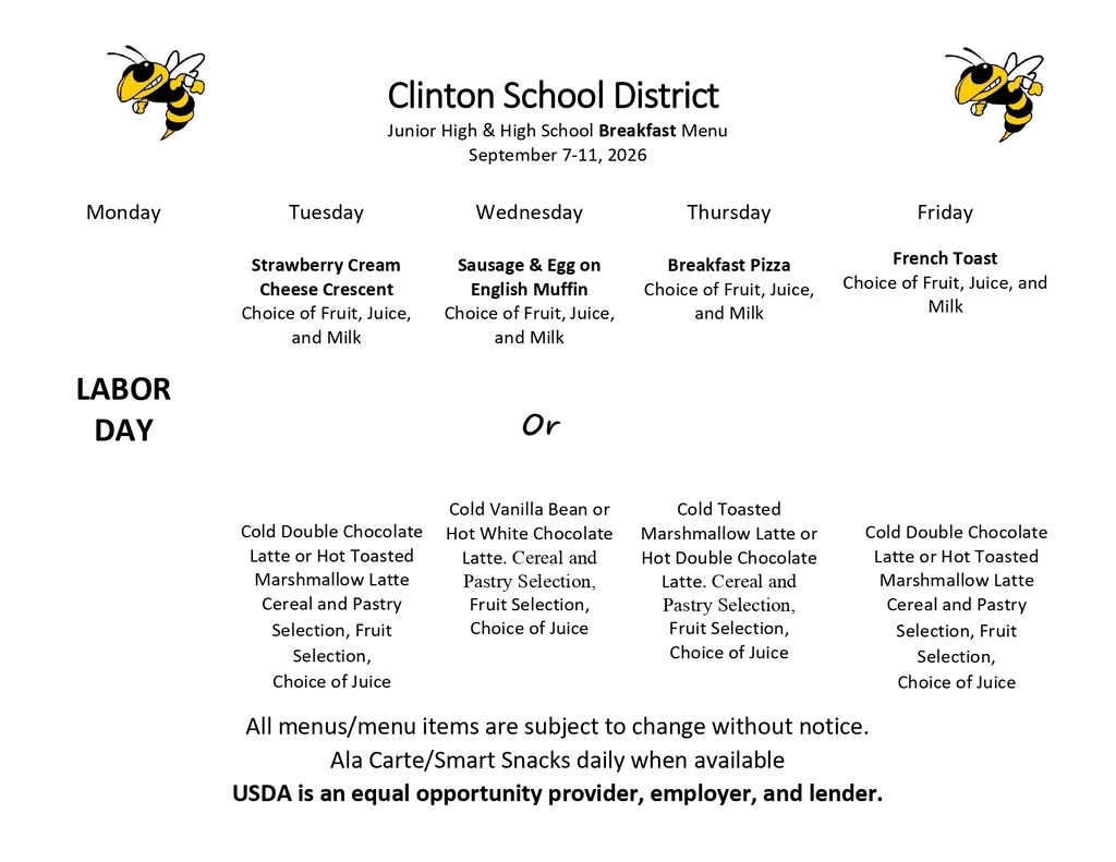 lunch menu
