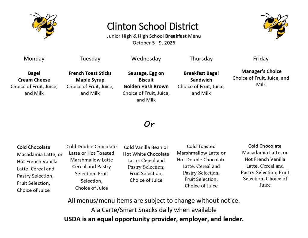 lunch menu