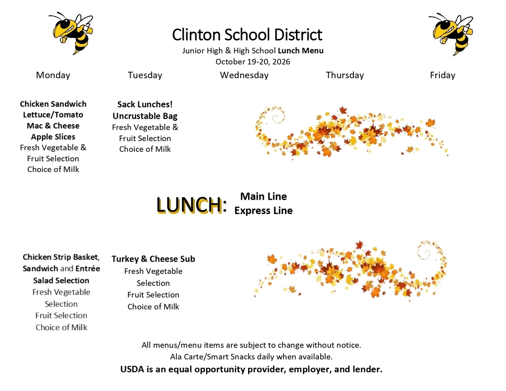 lunch menu