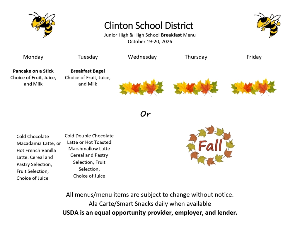 lunch menu
