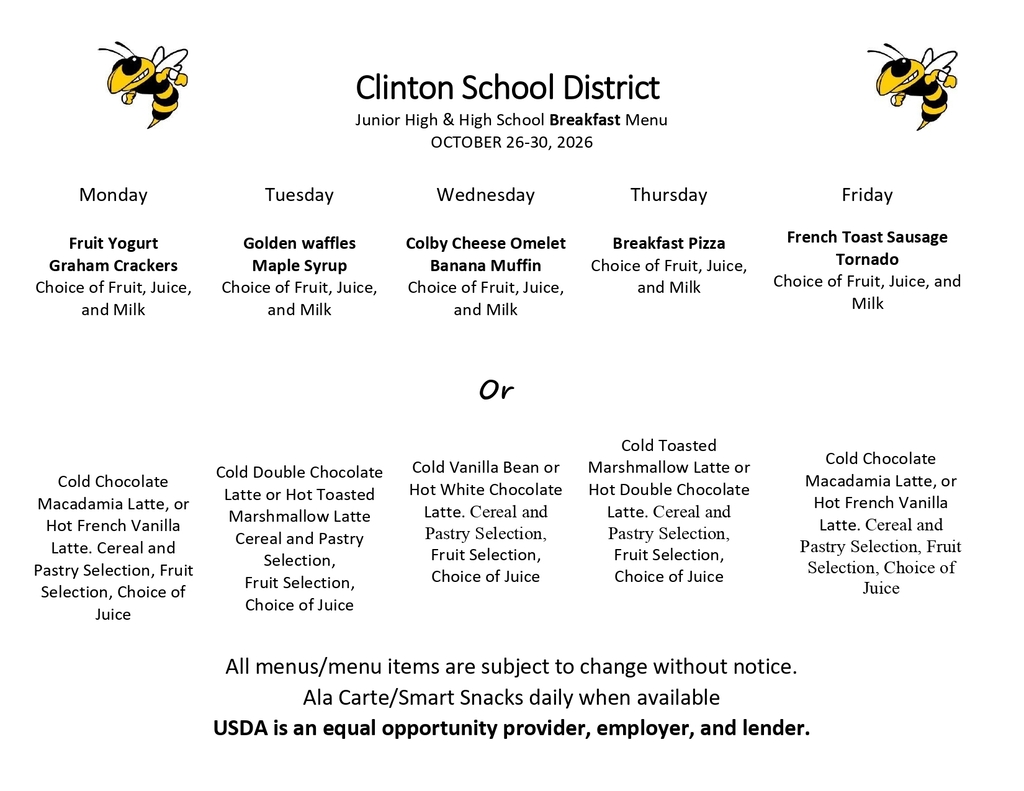 lunch menu