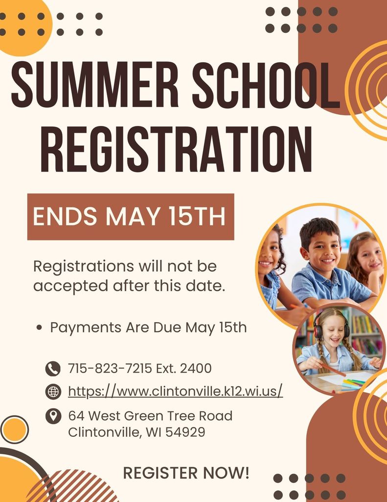 Last Day to Register for Summer School