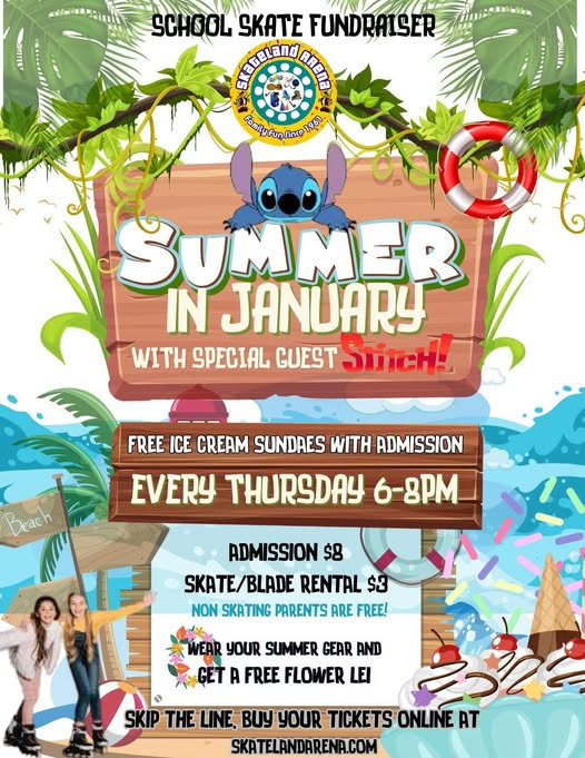 SUmmer In January skate Night