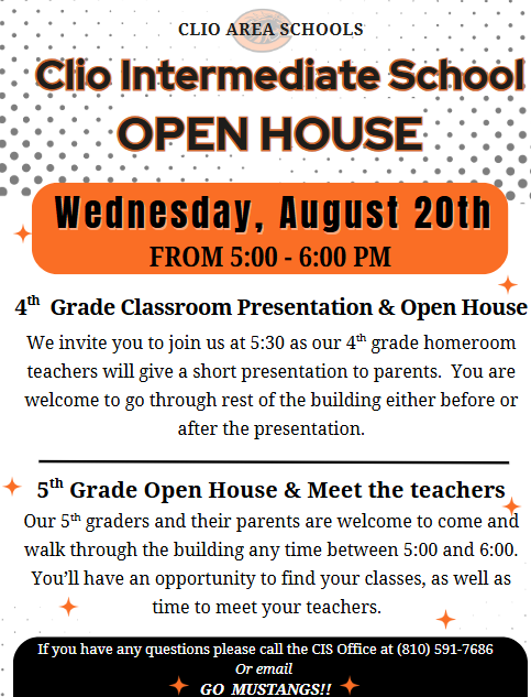 Open House Info