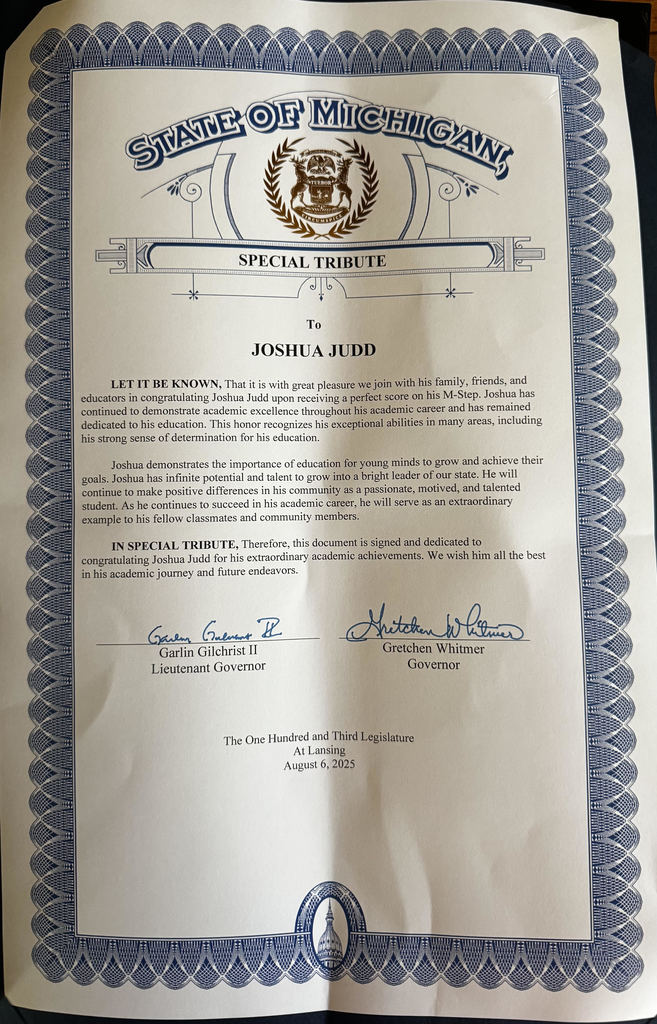 Joshua Judd Award