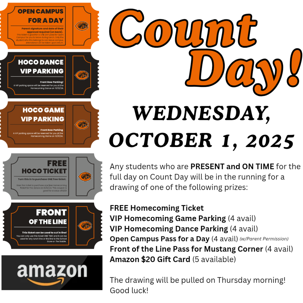 Count Day Wednesday, October 1, 2025