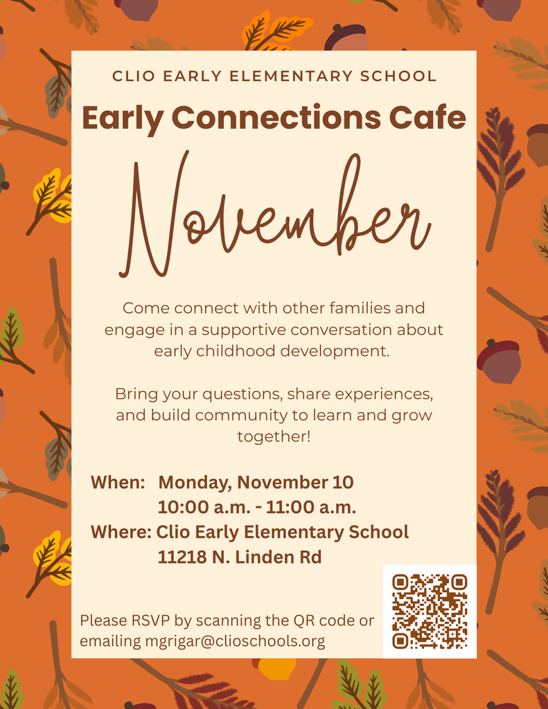Clio Early Elementary School Early Connections Cafe