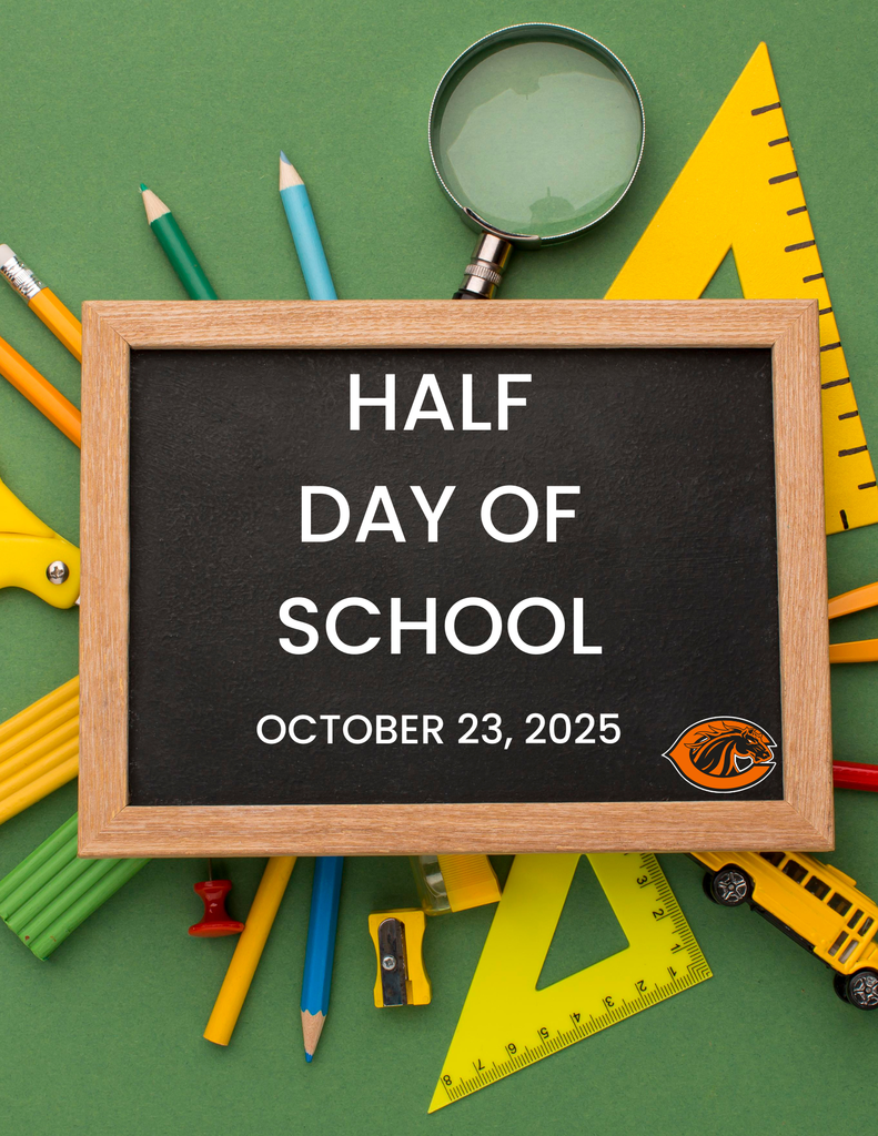 Half Day of School, October 23, 2025