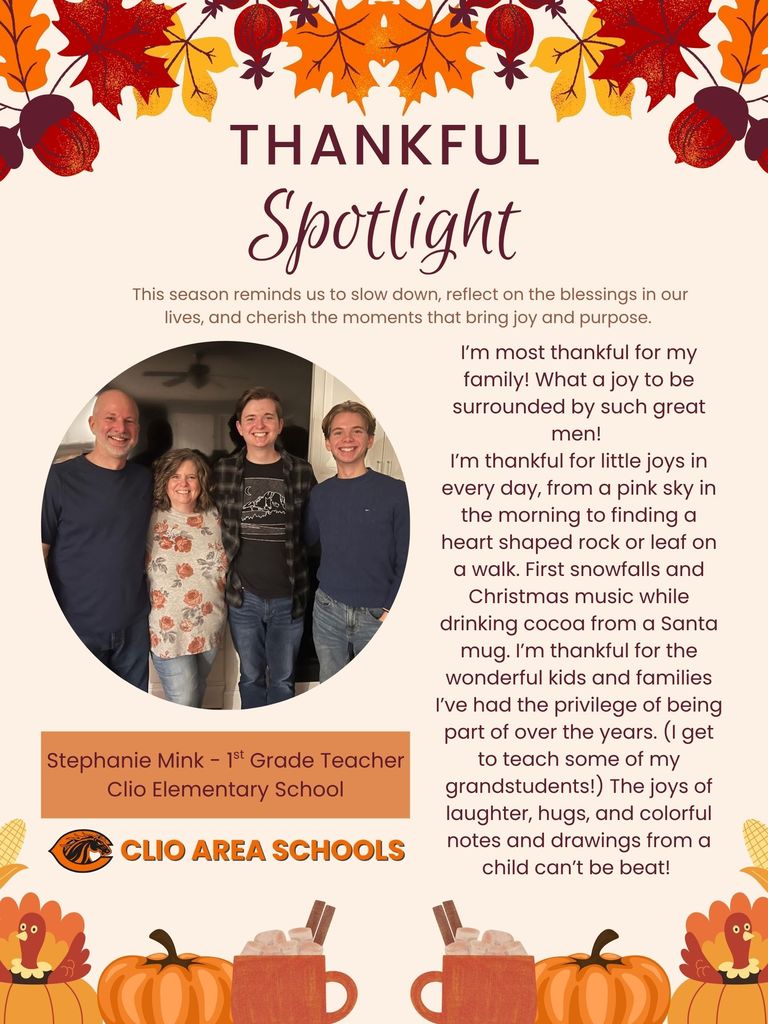 Thanksgiving Shoutout