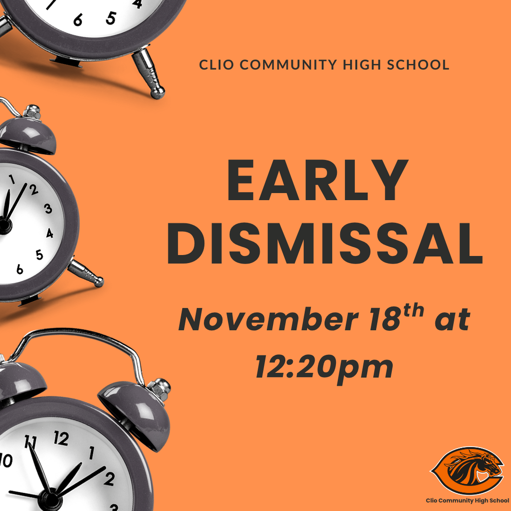 CCHS Early Dismissal November 18