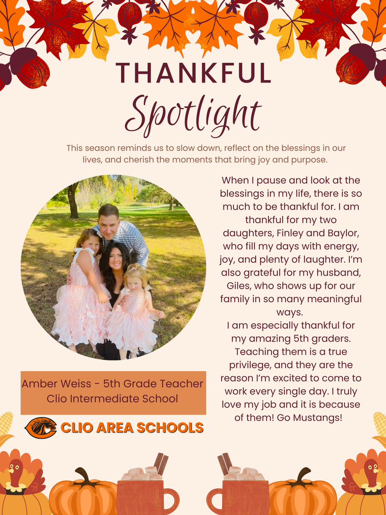 Amber Weiss Thankful Spotlight Graphic