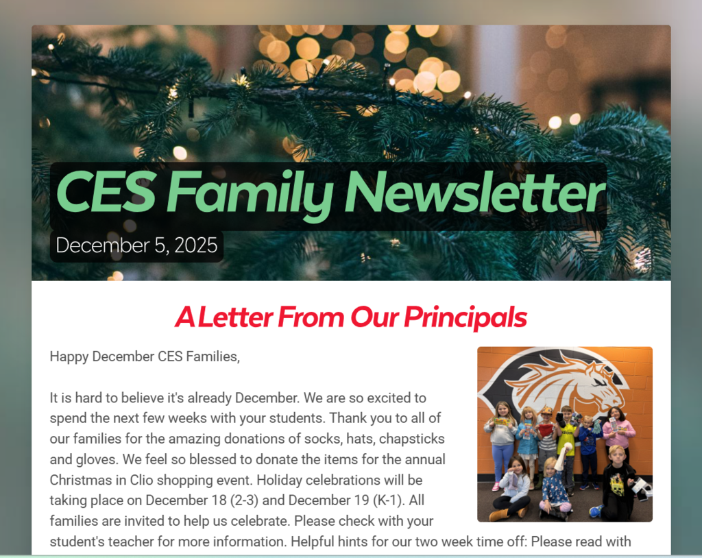 CES Family Newsletter