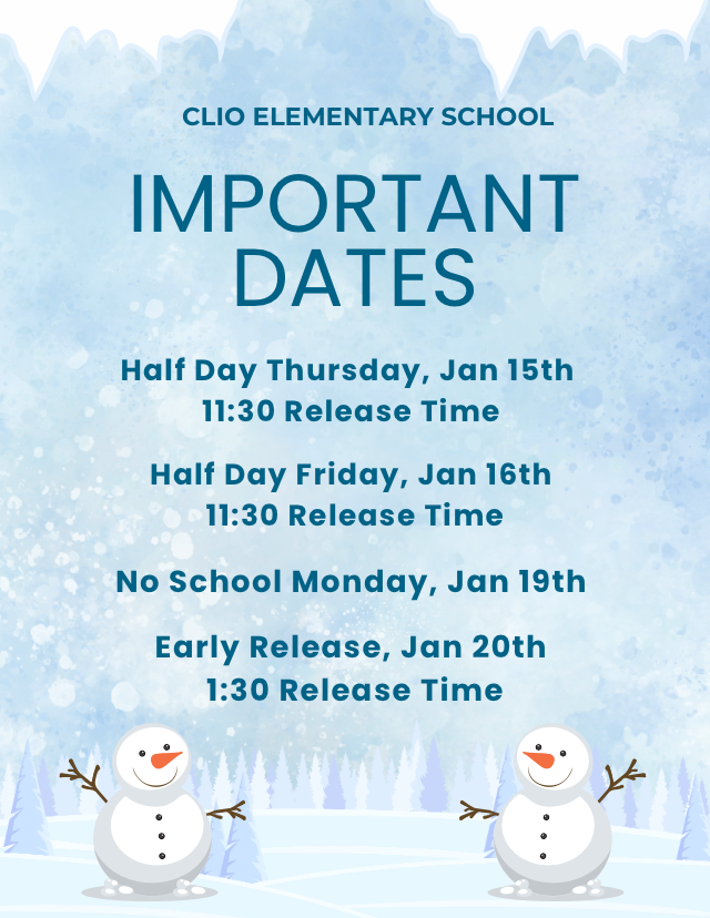 Important dates