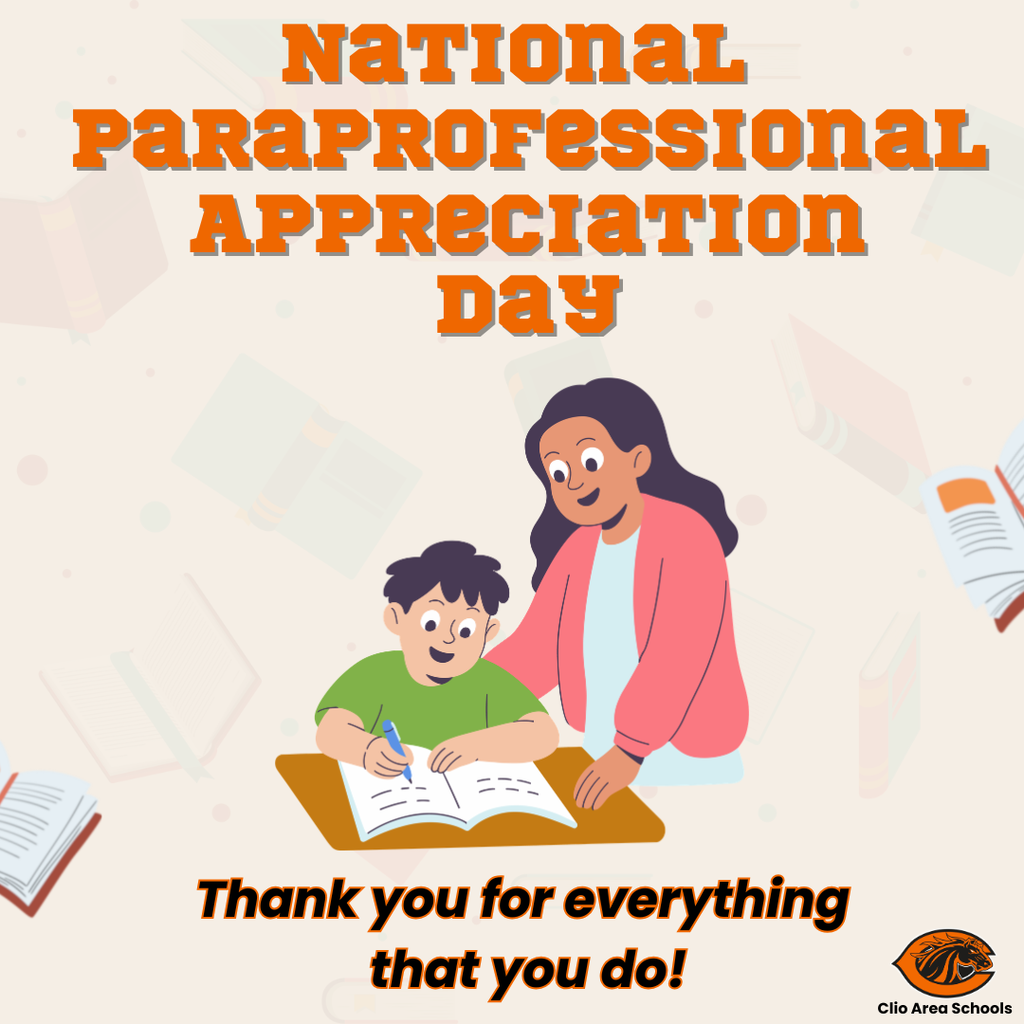 National Paraprofessional Appreciation Day. Thank you for everything that you do! 