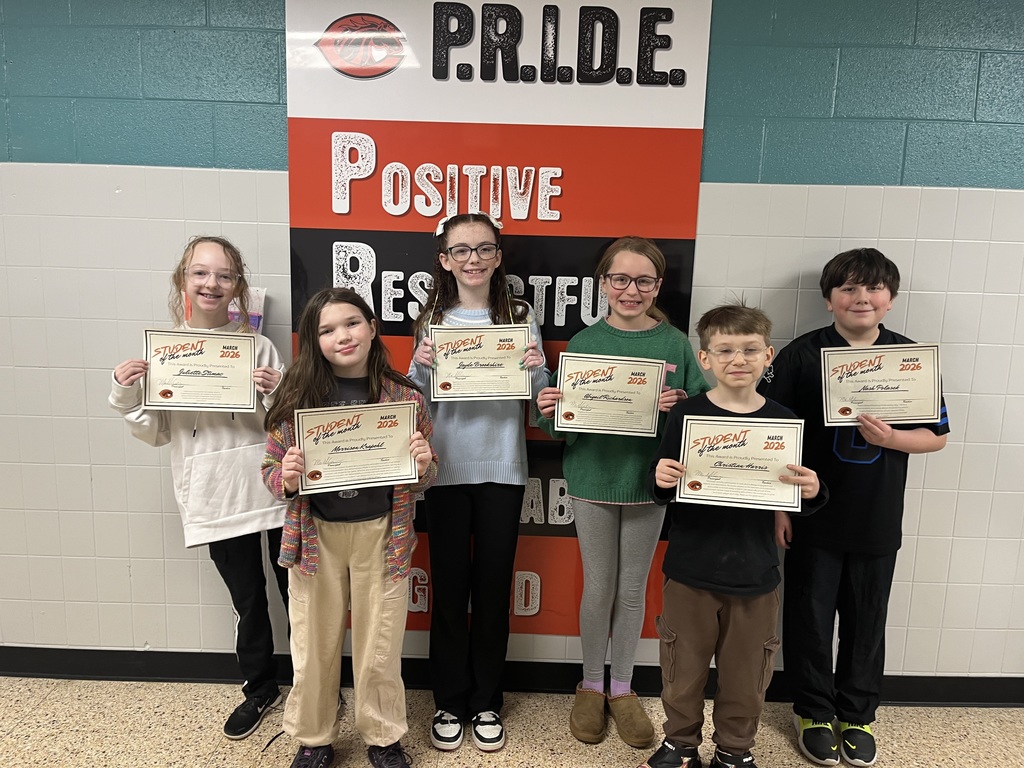 4th Grade Student of the Month