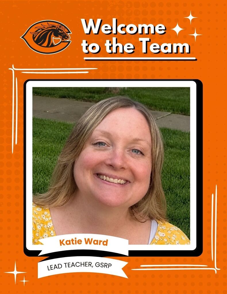 Welcome to the team Katie Ward Lead Teacher GSRP