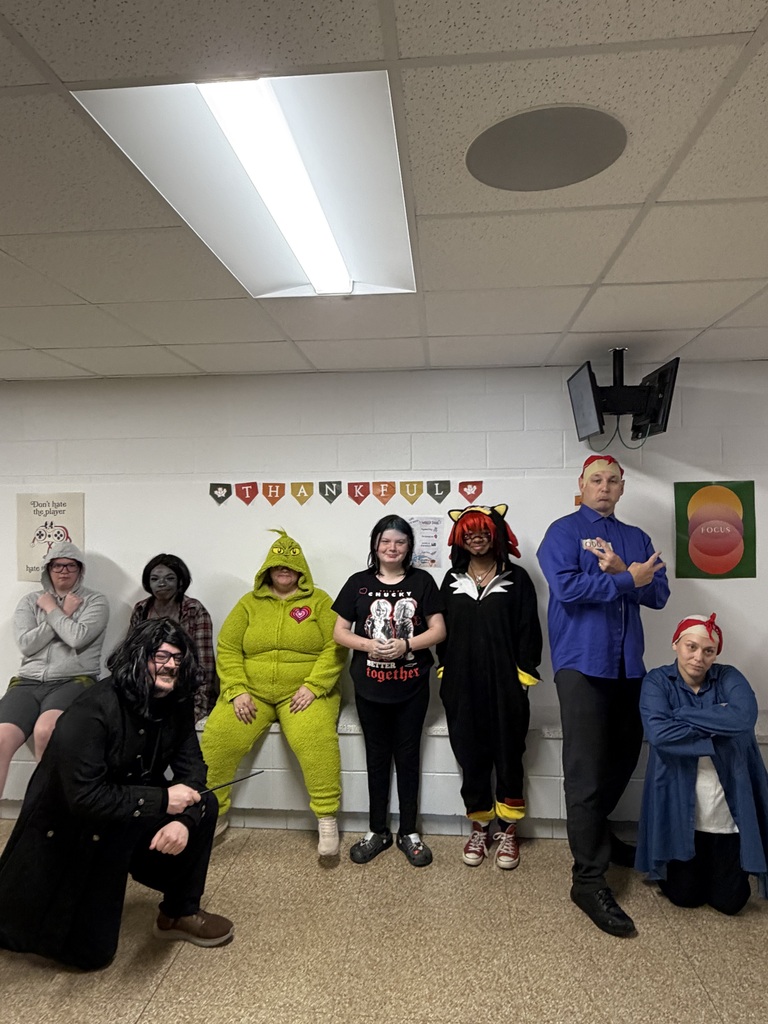 Students and staff dressed up as characters like Severus Snape and the Grinch.