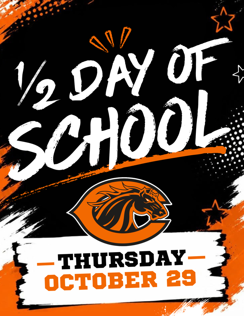 ½ DAY OF SCHOOL -THURSDAY— OCTOBER 29