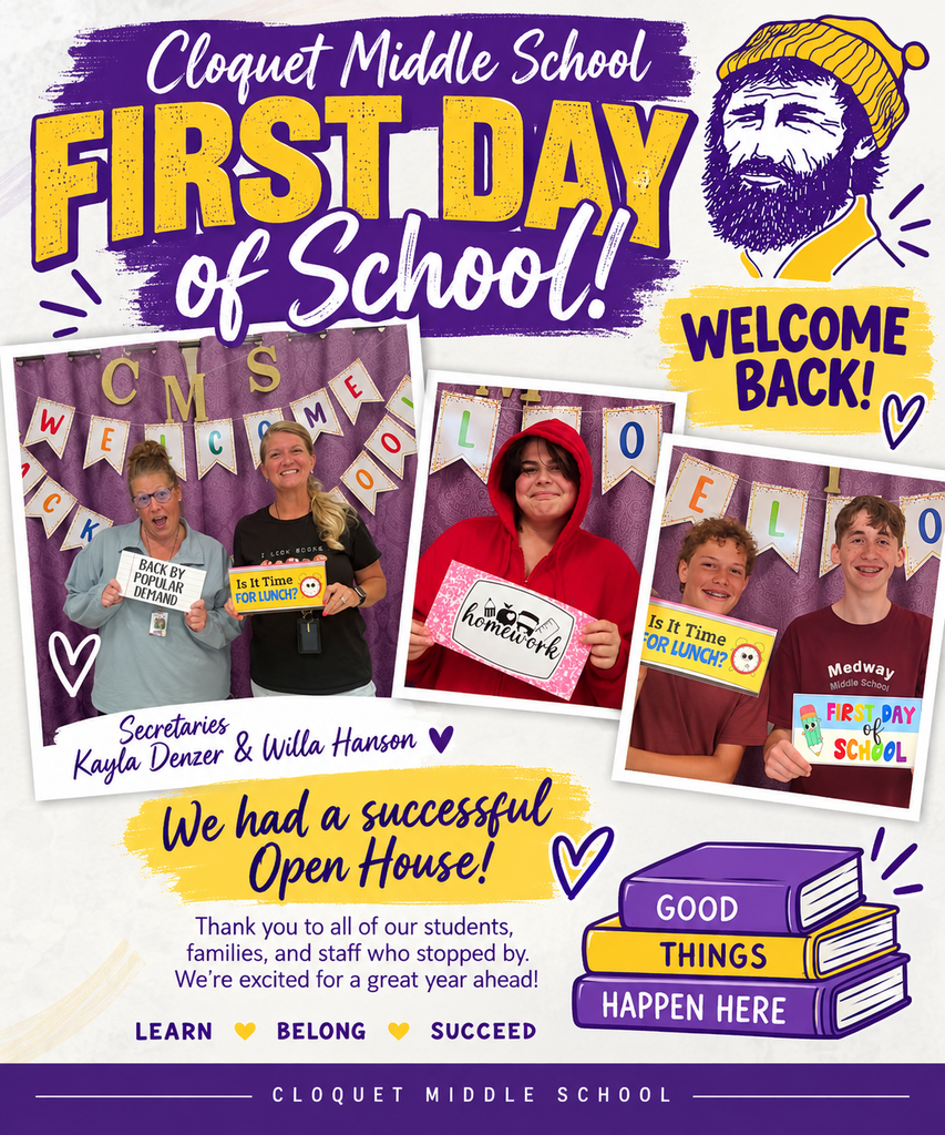 CMS First Day of School Welcome Back