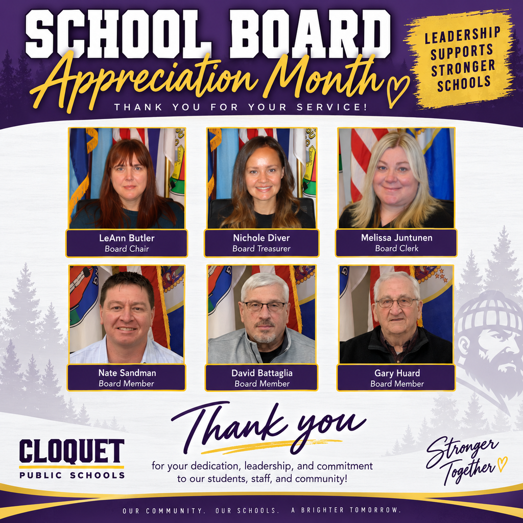 Thank you School Board