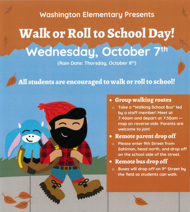 Walk or Roll to School Day!