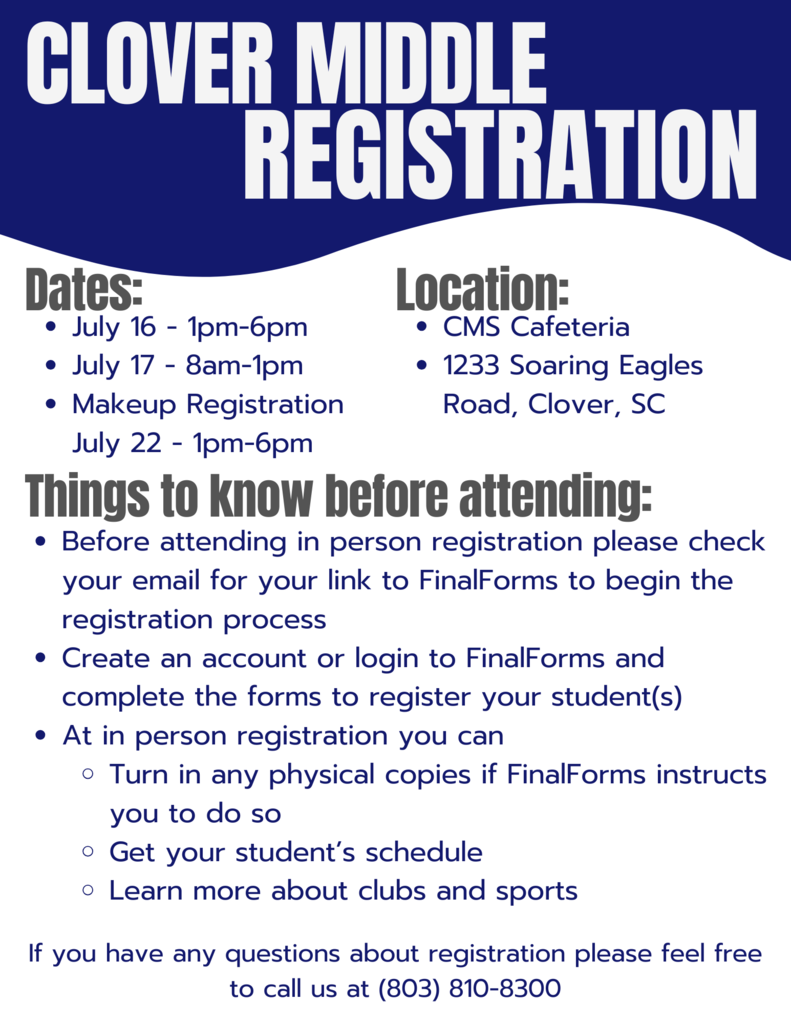  School Registration Flyer