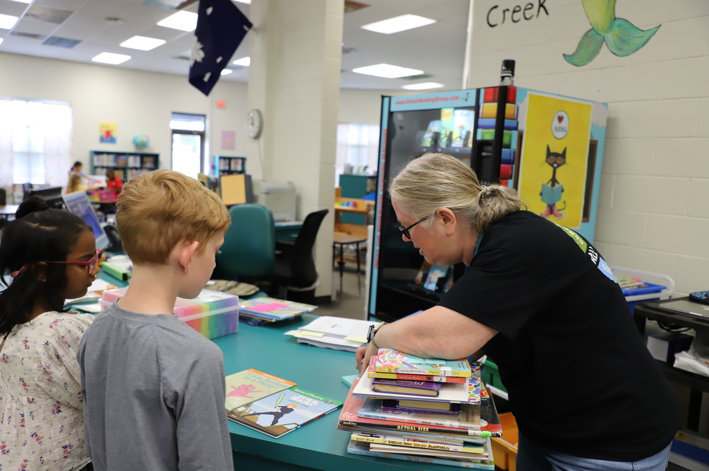 Checking out books