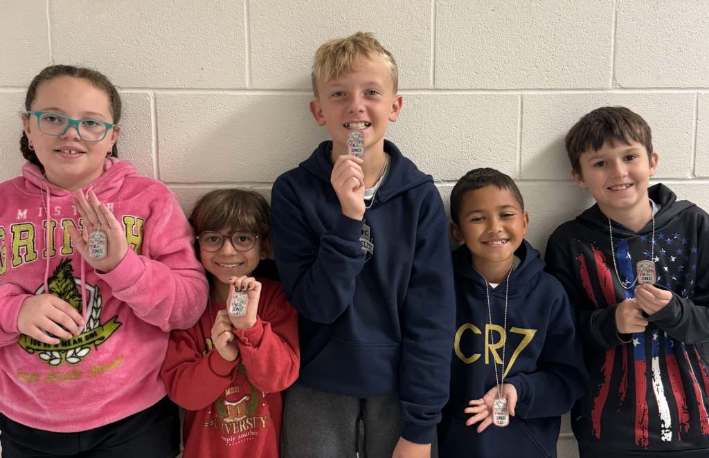 Students with medals