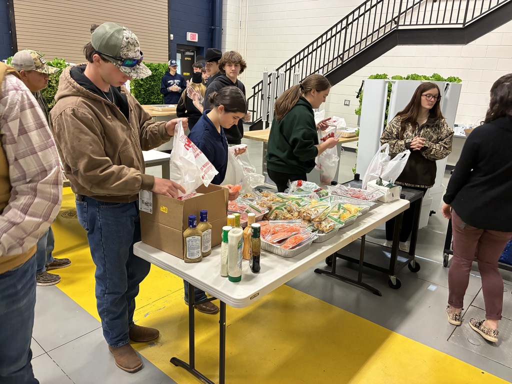 preparing salad kits