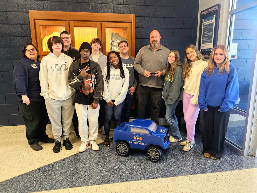 Culinary Arts students with cooler