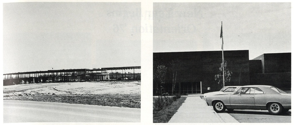 CHS construction front entrance