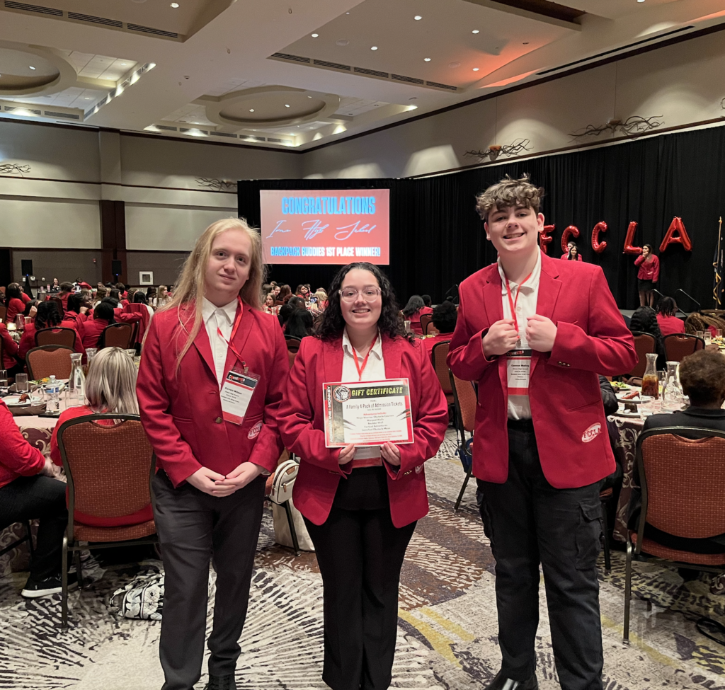 Students with medals