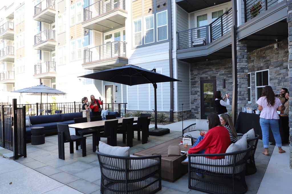 enjoying the outdoors