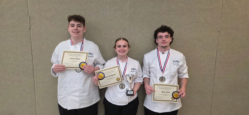 Students with trophy