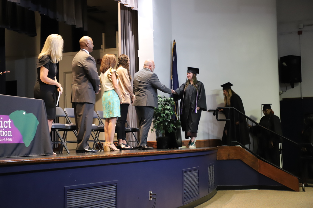 greeting graduates