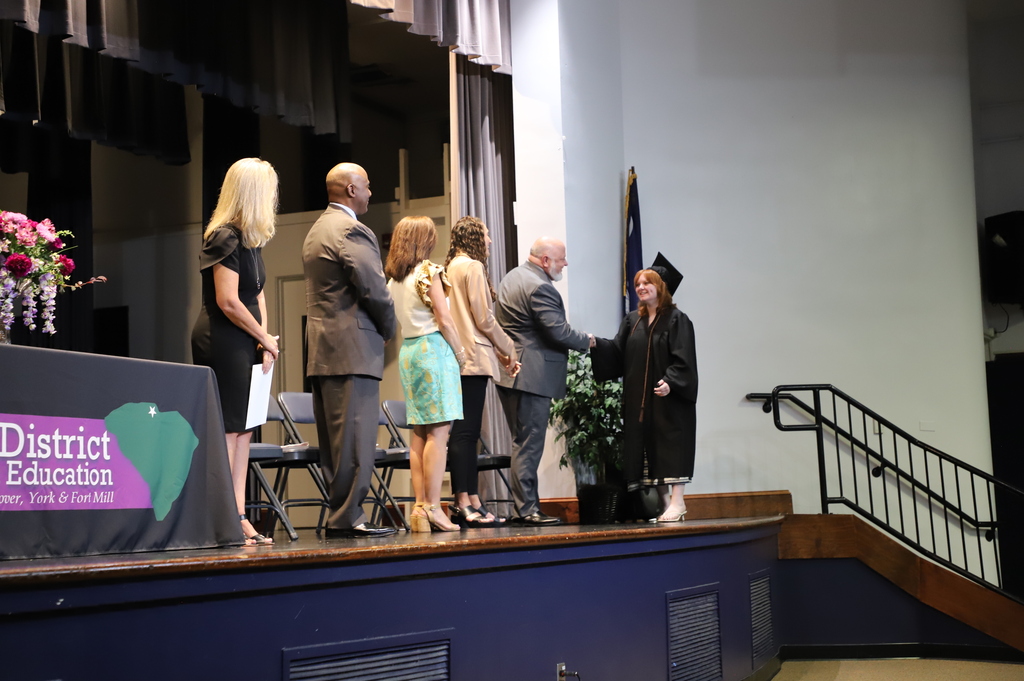 greeting graduates