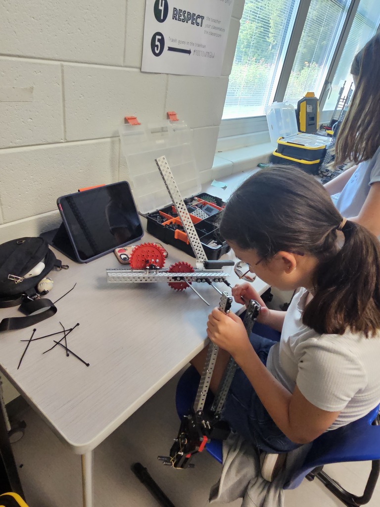 Student working