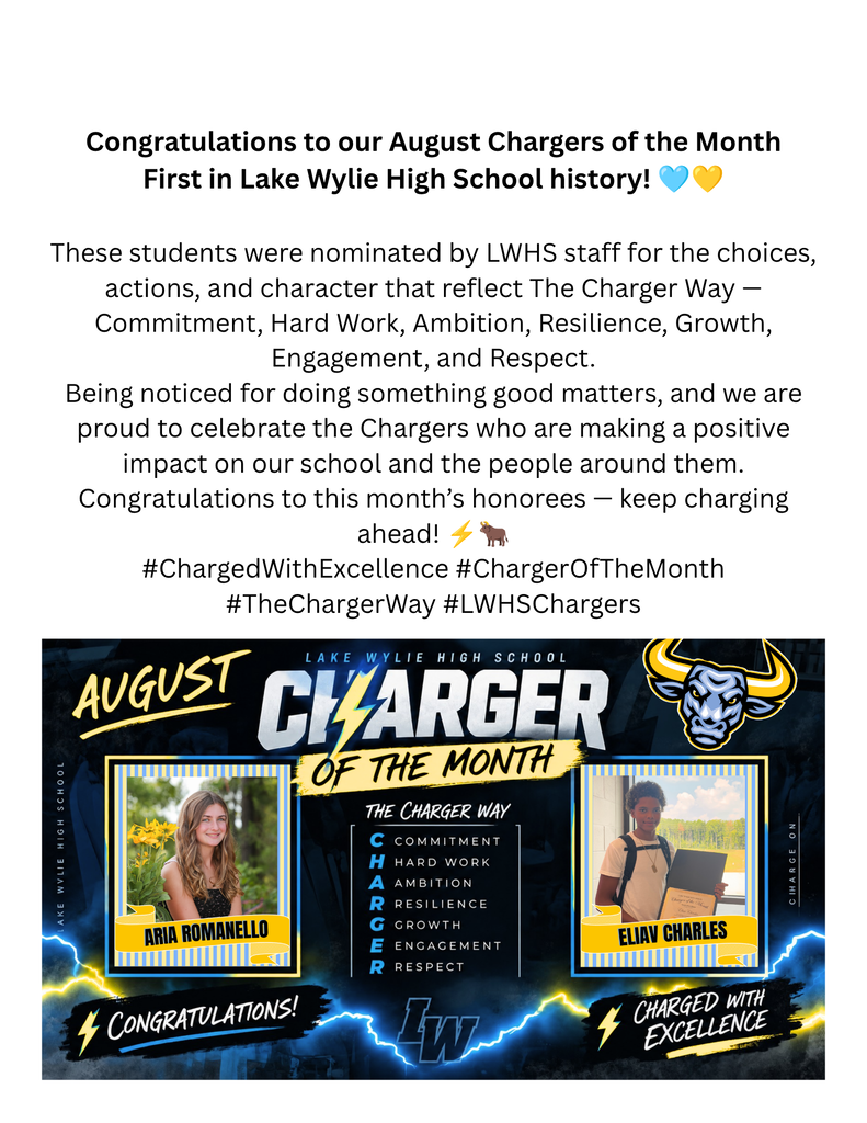Charger of the Month 