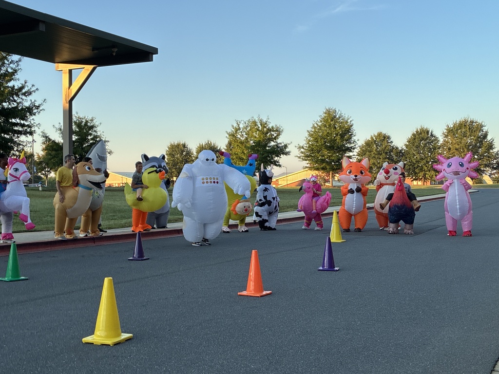 OES Obstacle Course Characters