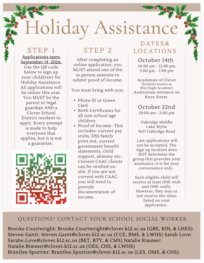 holiday assistance