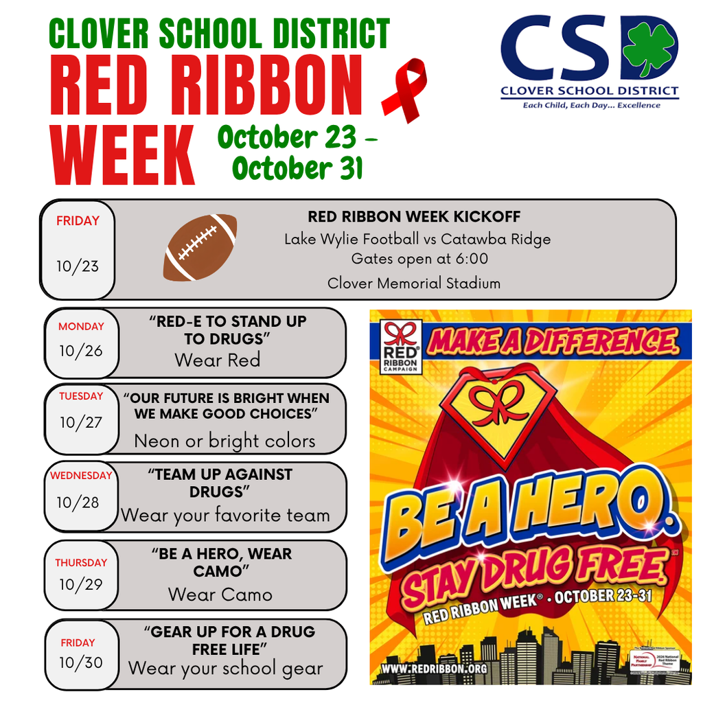 Red Ribbon Week flyer