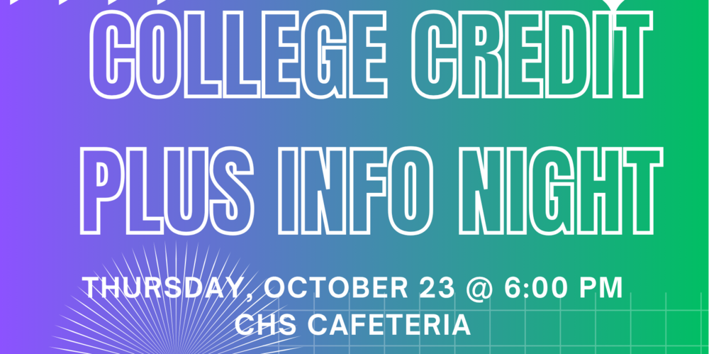 College Credit Plus Info Night