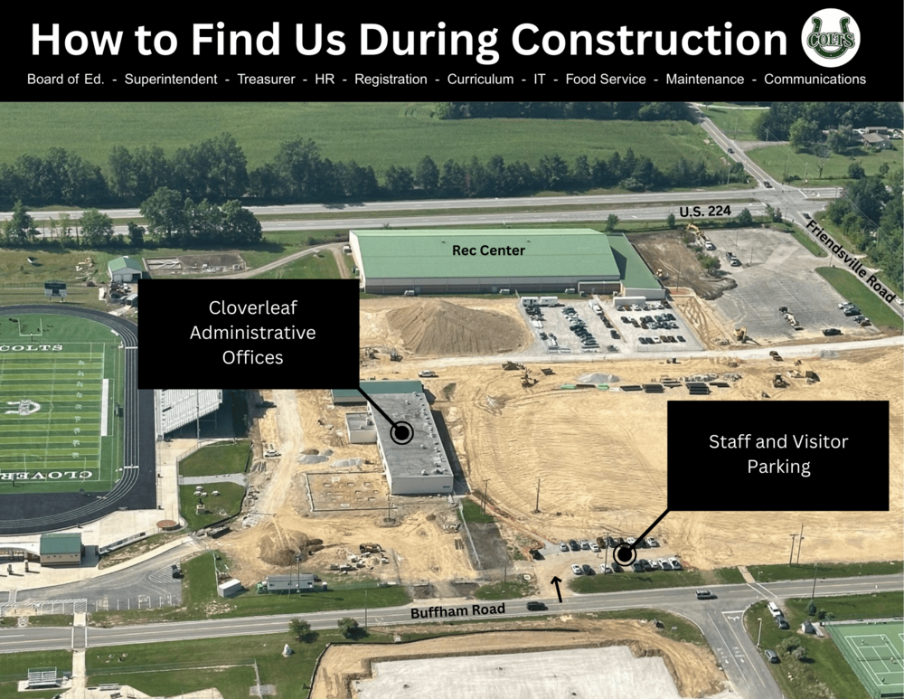 How to find us during construction