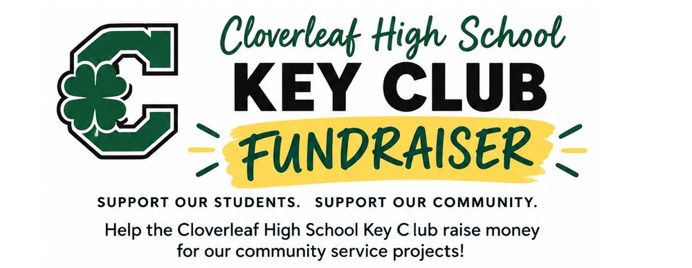 Cloverleaf High School Key Club Fundraiser