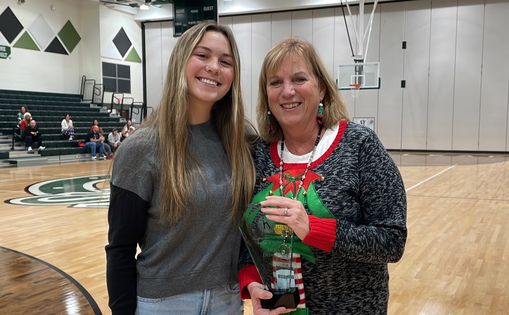 Amy Detwiler and former student