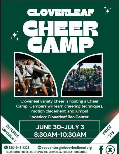 Cloverleaf Cheer Camp