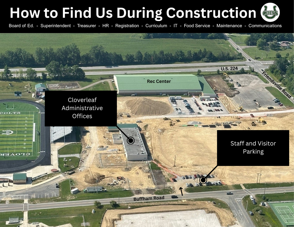 How to find us during construction