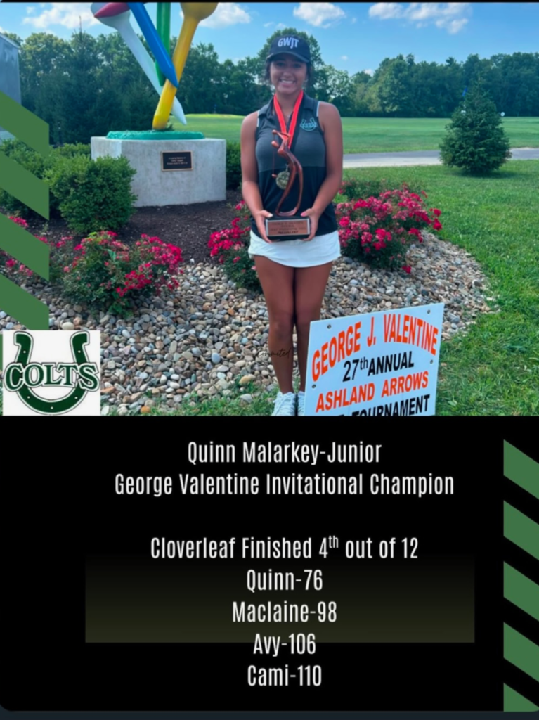 Quinn Malarkey, Junior, George Valentine Invitational Champion