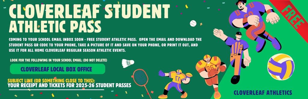Cloverleaf Student Athletic Pass