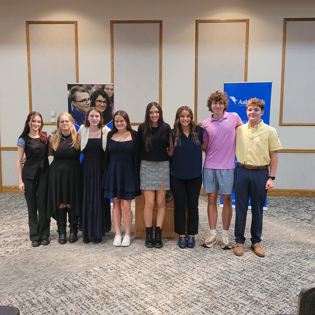 Cloverleaf High School students attending lecture series at Ashland University